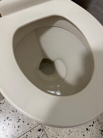 Very low water (unsanitary)