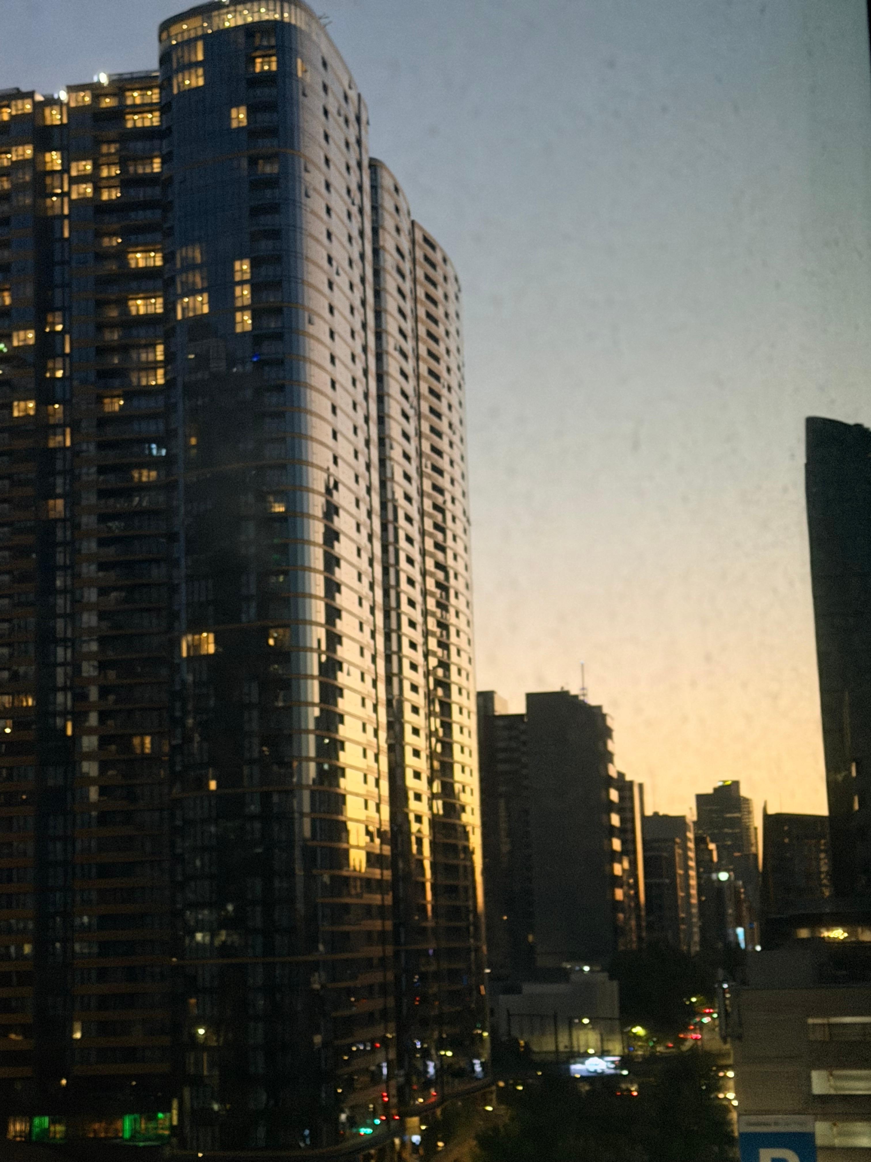 Break of dawn view from my room 