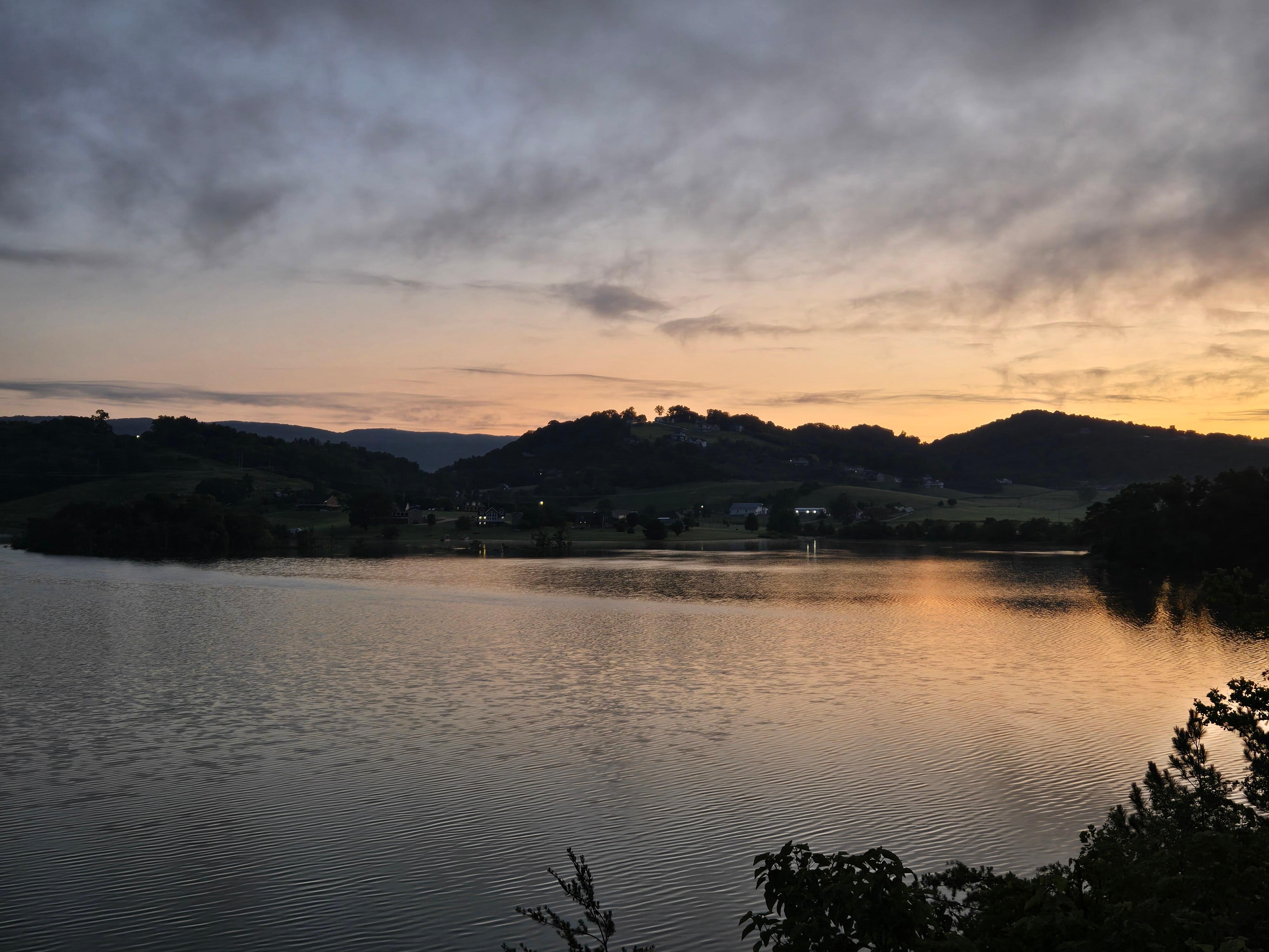 Sunset from balcony. 
