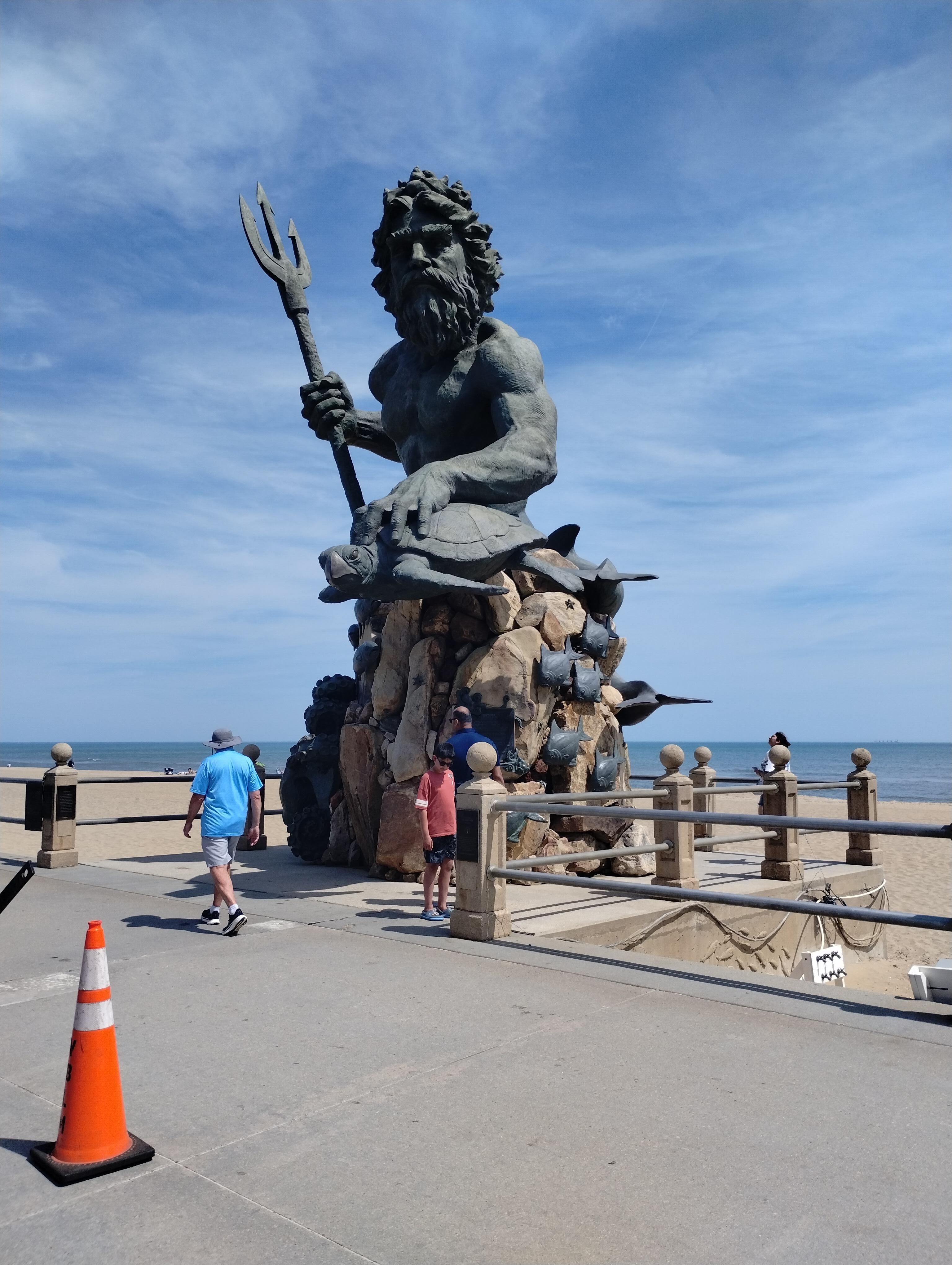 One of many attractions walking the beautiful boardwalk 