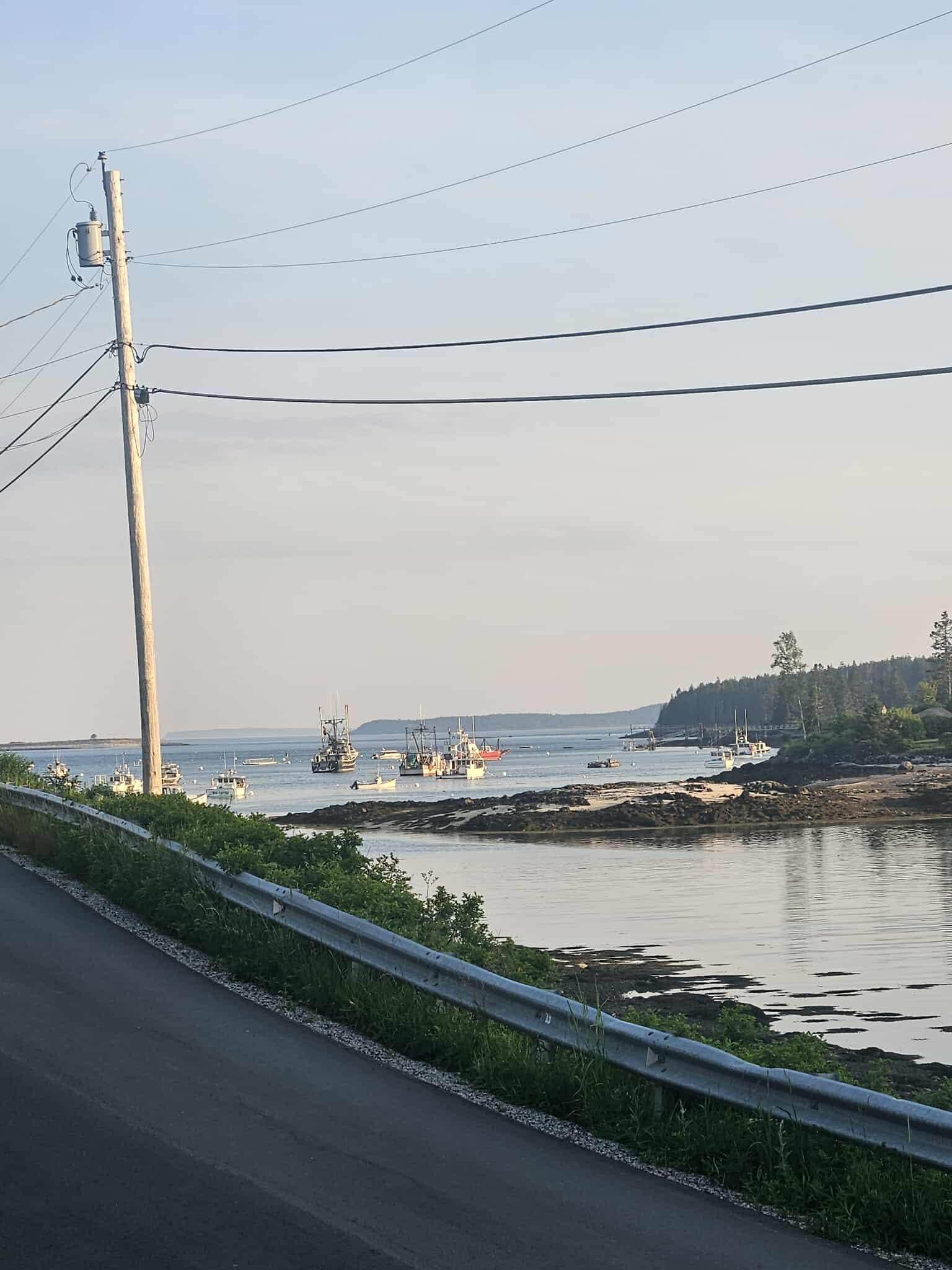 The view from the front deck. 