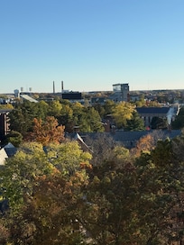 View from the roof top bar.