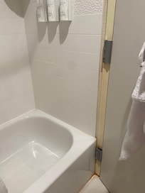 Tiny corner that can use a deep clean to have made this stay perfect.