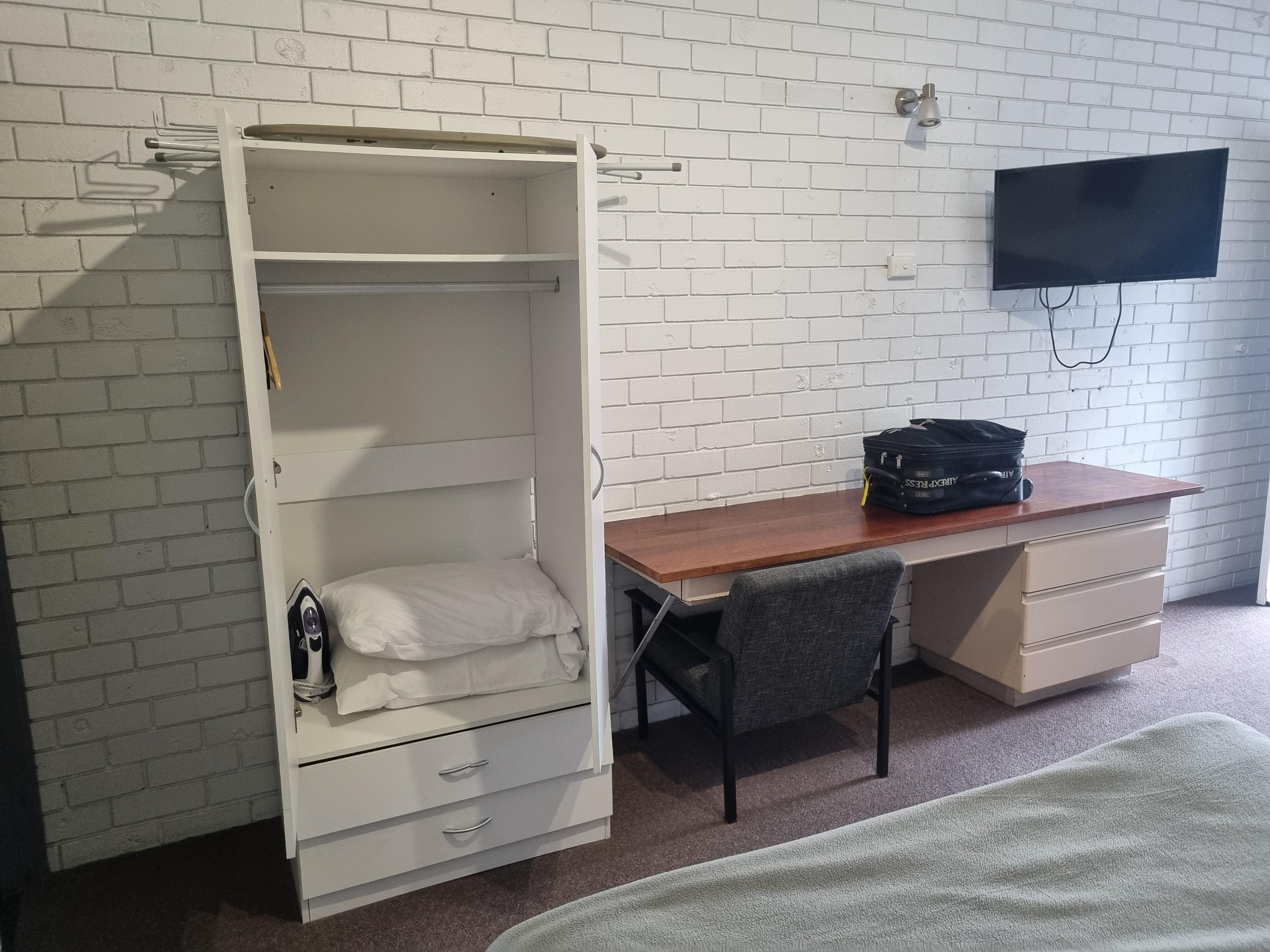 Storage and desk