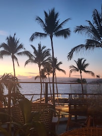From the upstairs bar sunset.