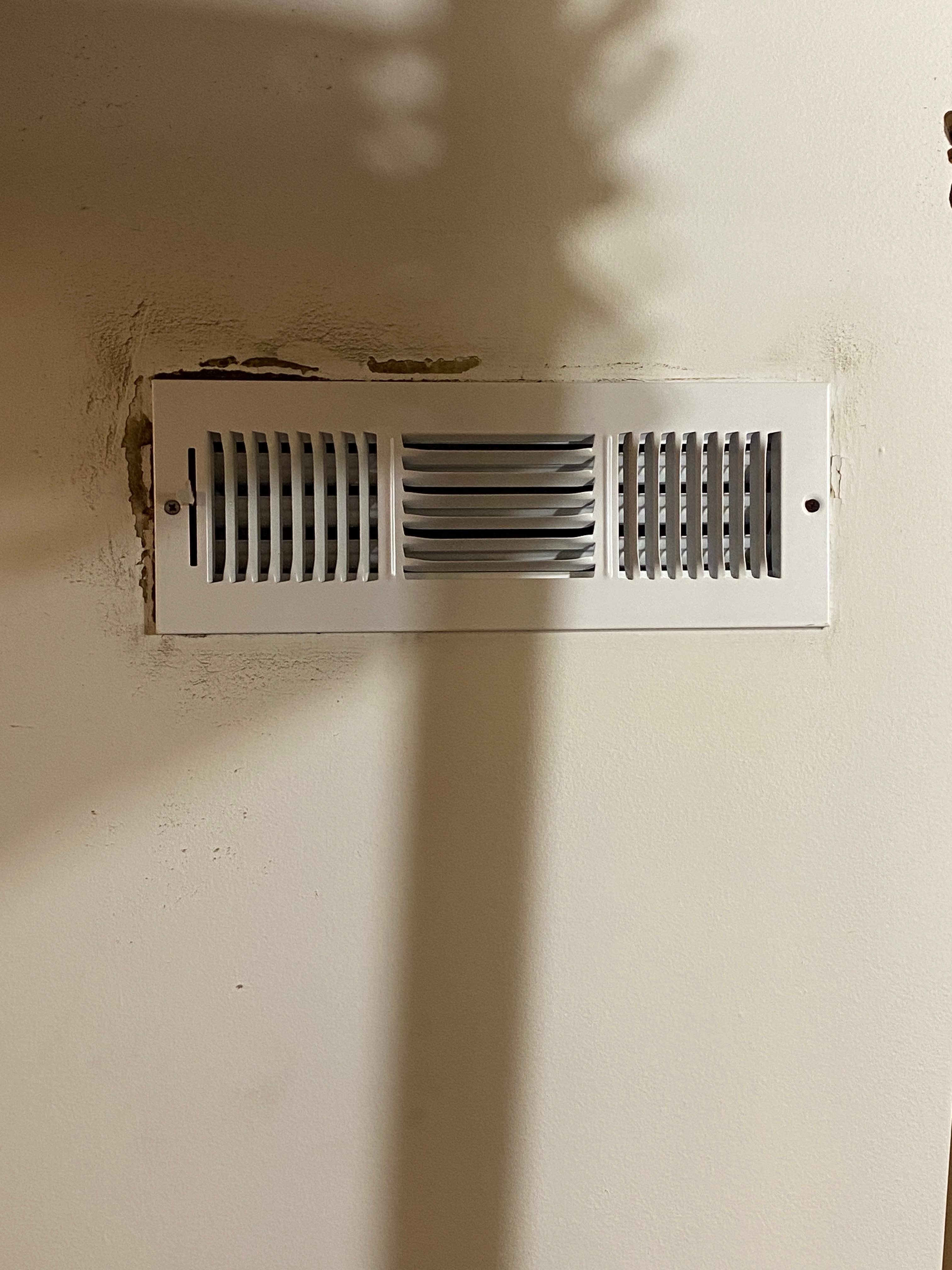 Vent above head of bed