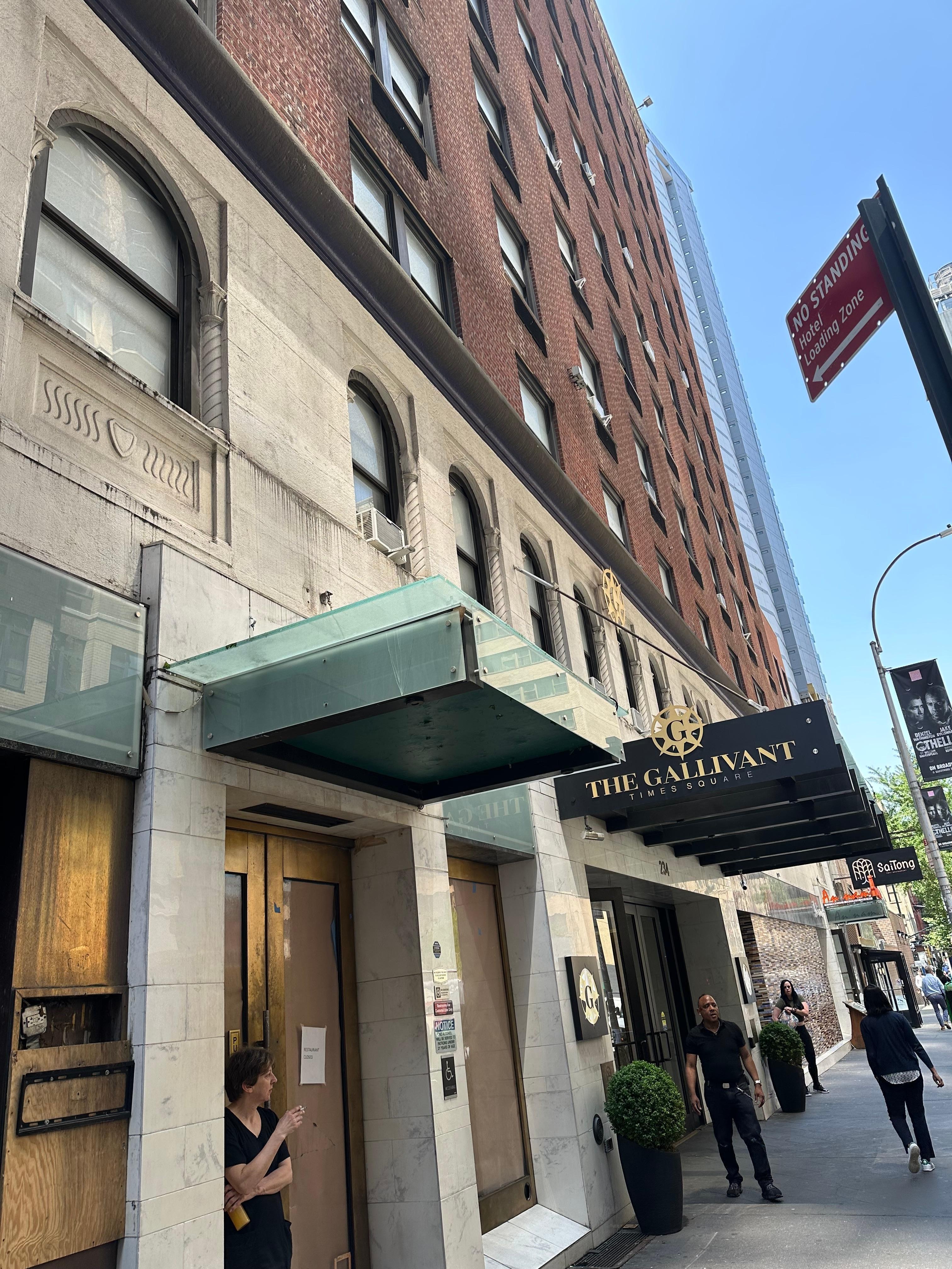 Hotel entrance