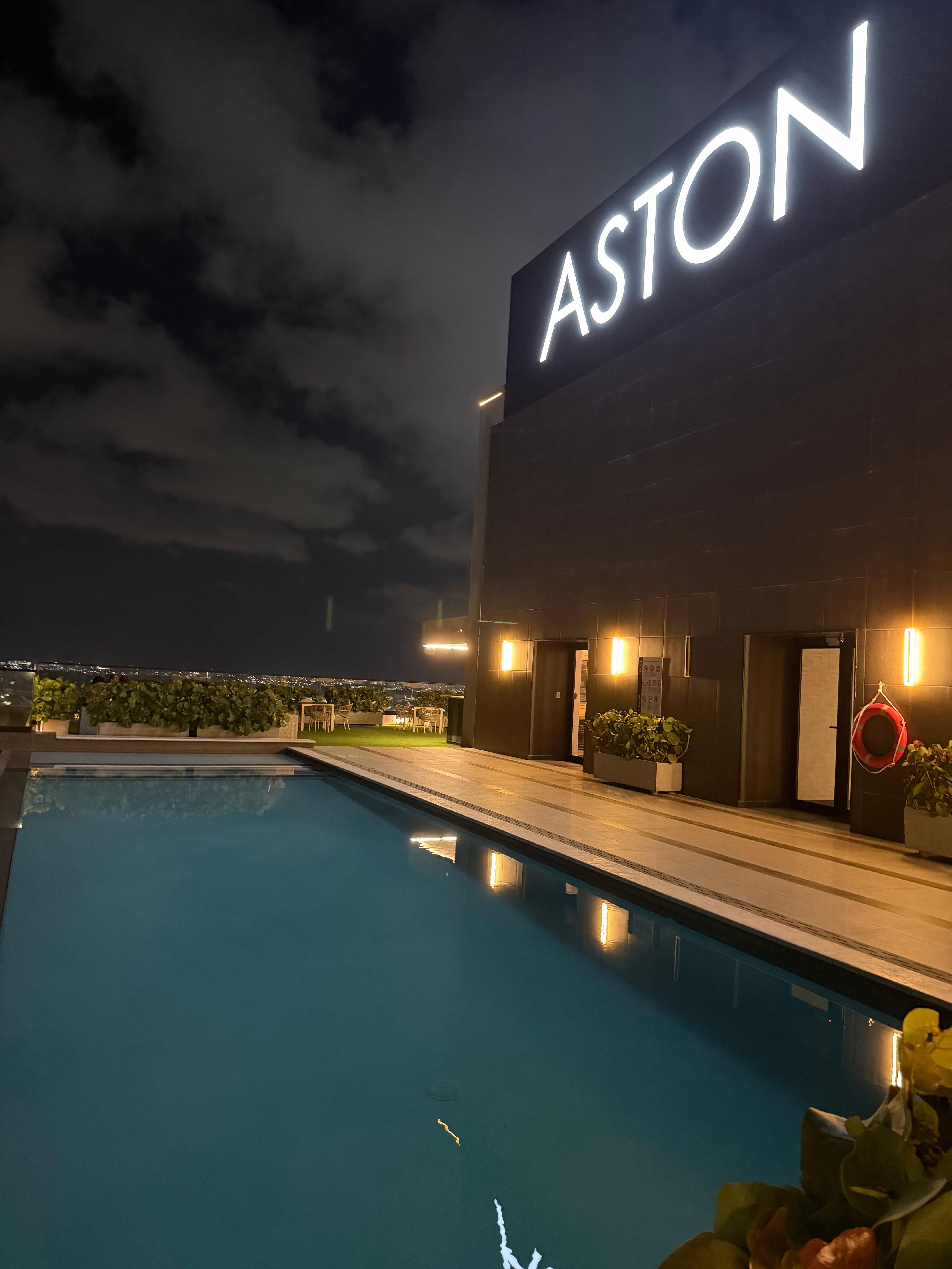 Rooftop pool