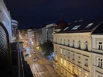 View from hotel balcony.
