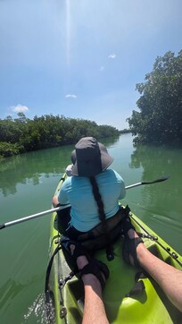 Kayaking bonefish bay