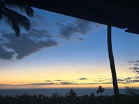 Sunset from the lanai