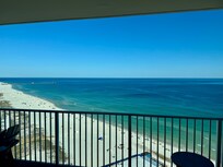 View from the condo’s balcony.
