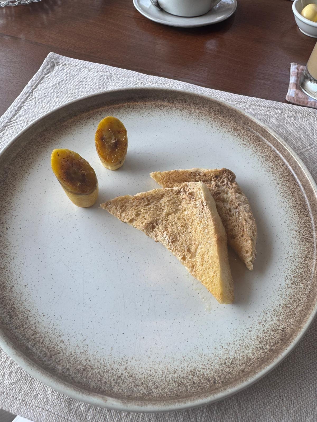 Ah yes the “French toast”