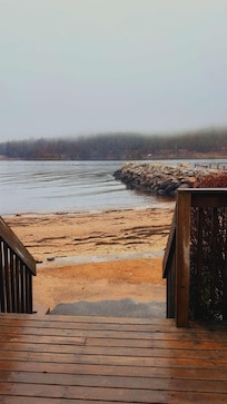 The view from the front door at cabin #5