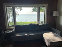 You want to read your book and have a coffee and start your day listening to the lake.