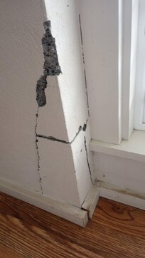 Room with two twin beds.