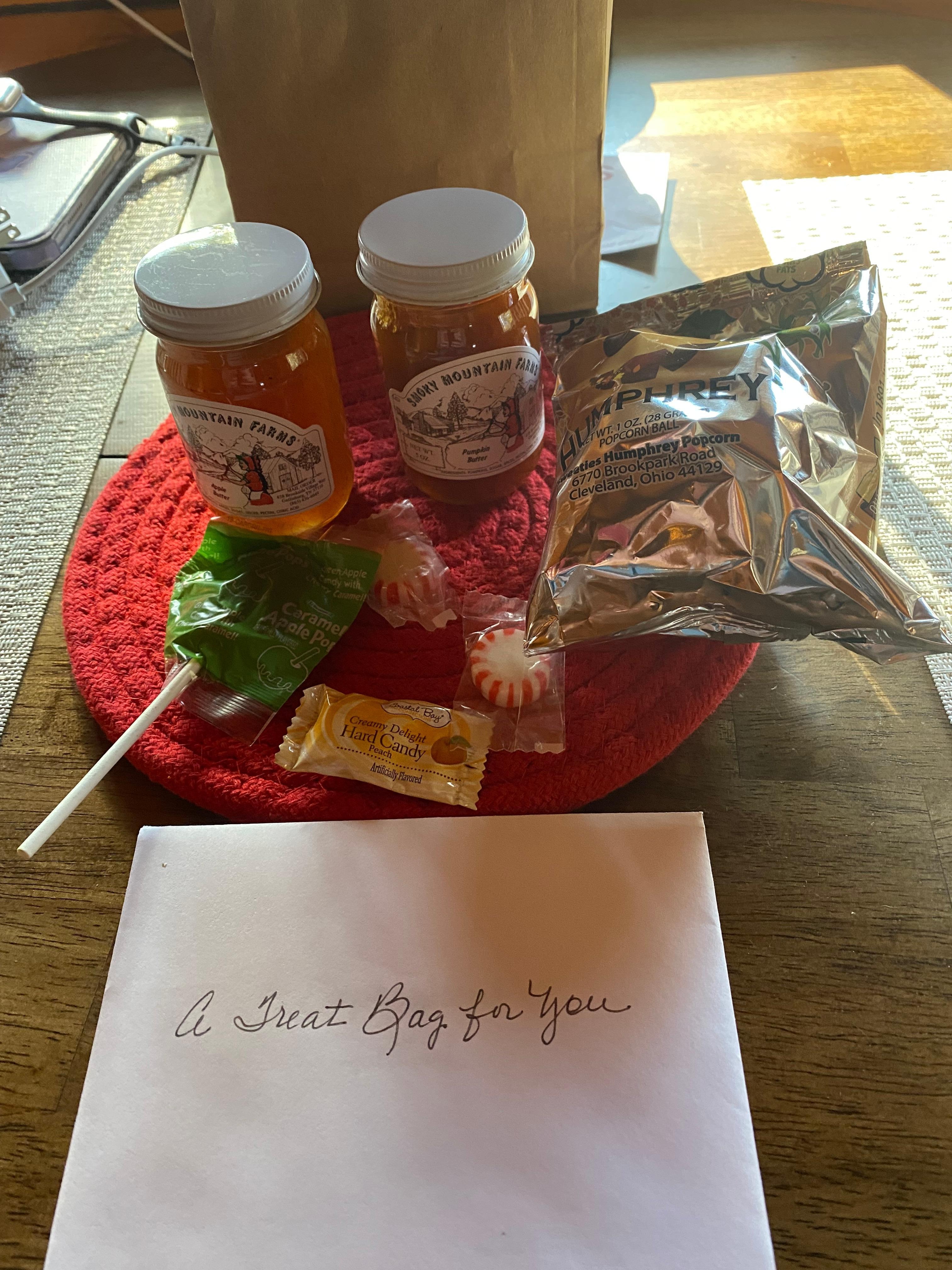 Welcome treat from the owner