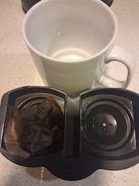When you're looking forward to a cup of coffee, and only see the last guests cup