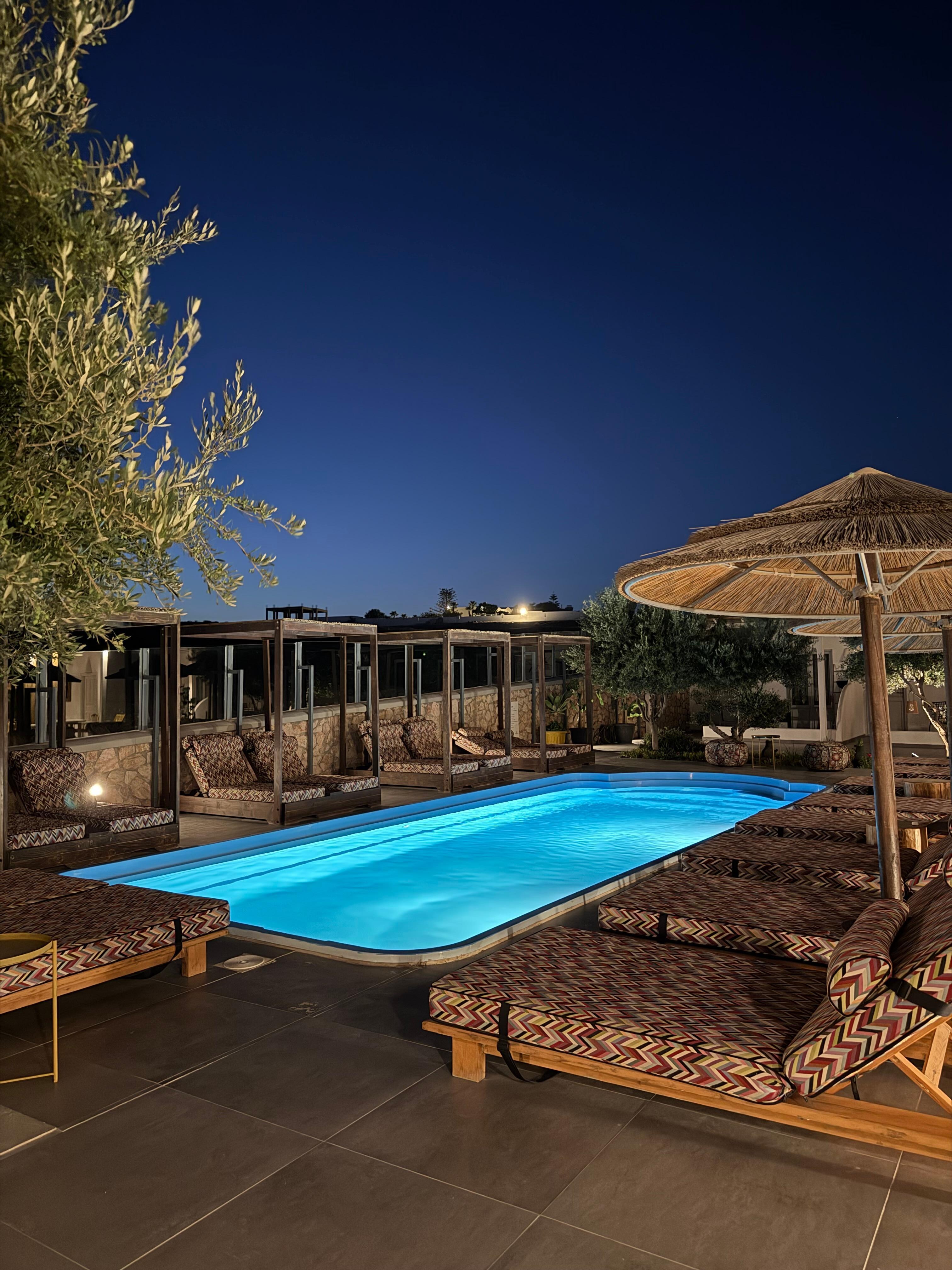 Pool by night