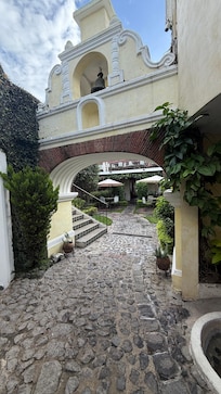 Beautiful landscape within the hotel