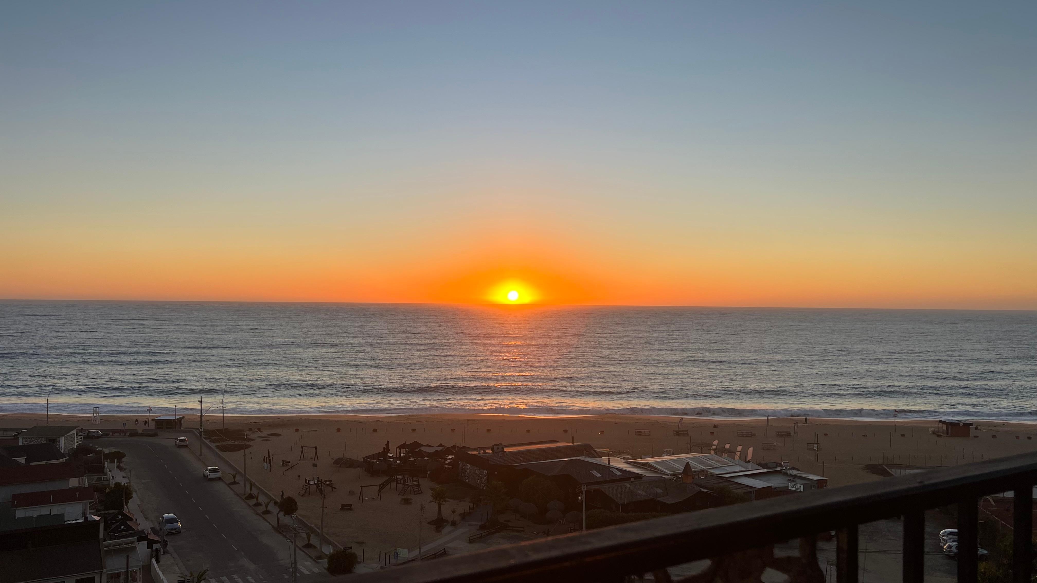 Sunset from the balcony
