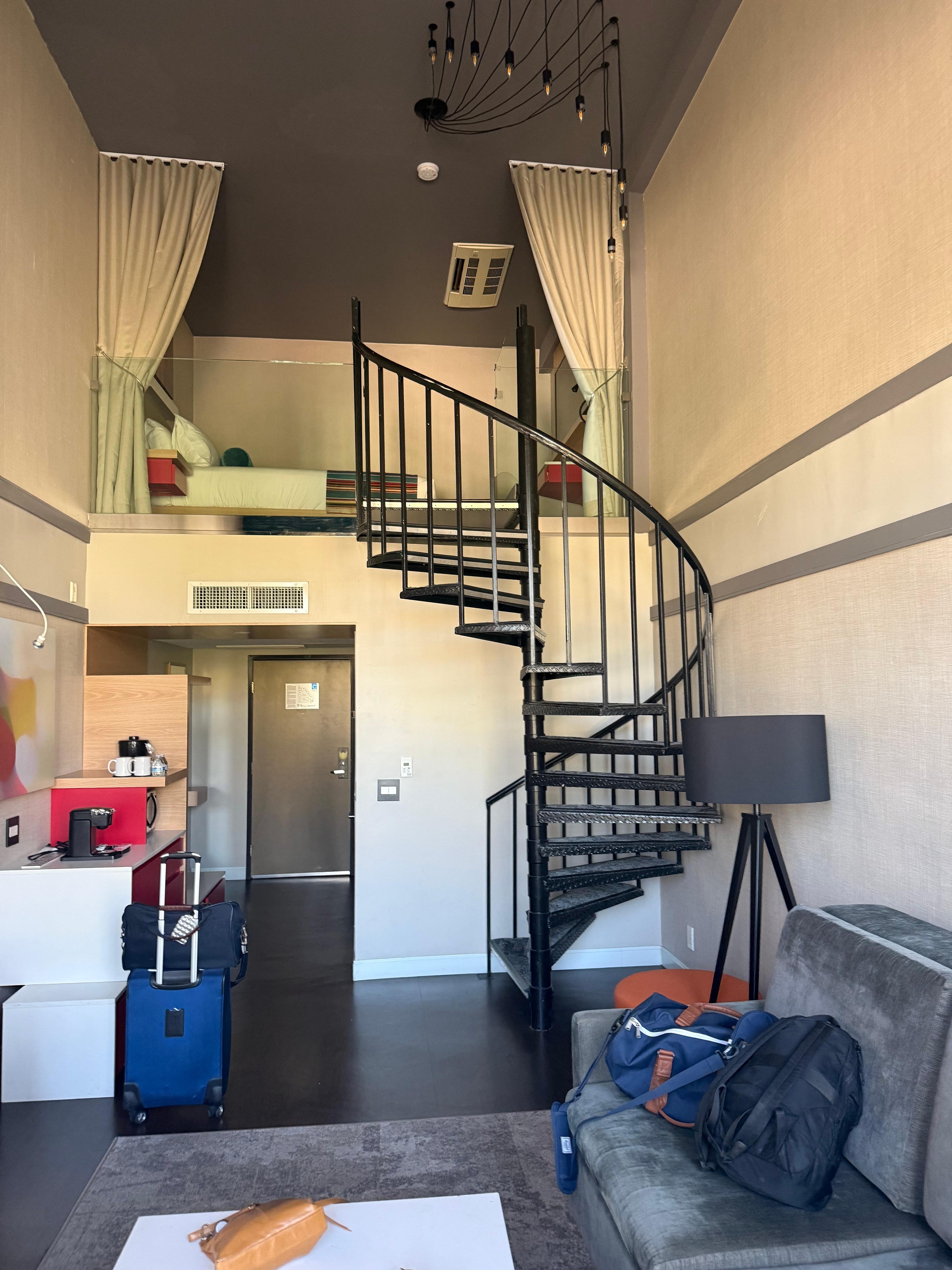 The room was awesome. I loved the floor to ceiling windows. 