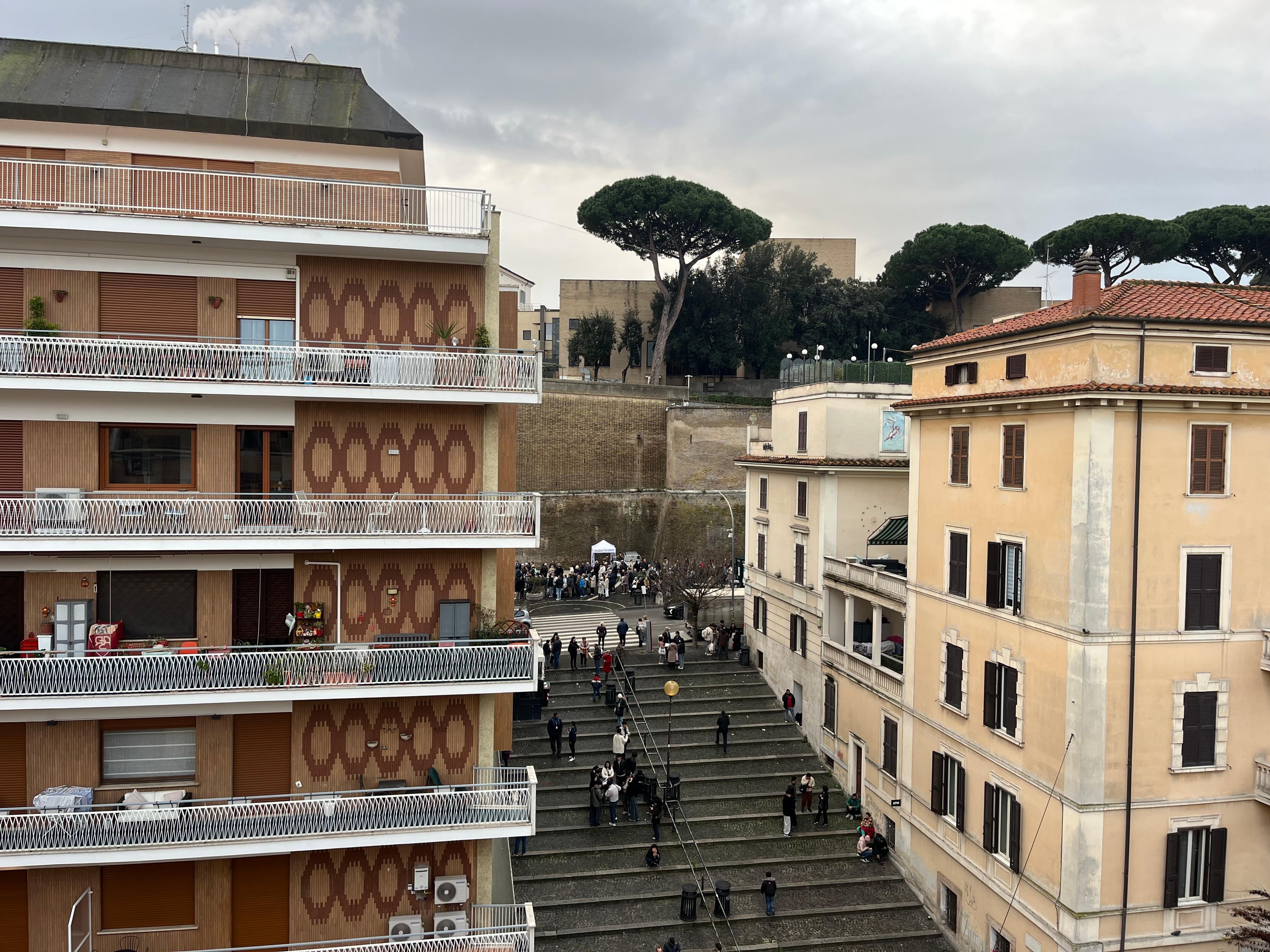 Udsigt fra tagterrassen 