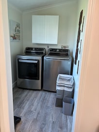 Large laundry area