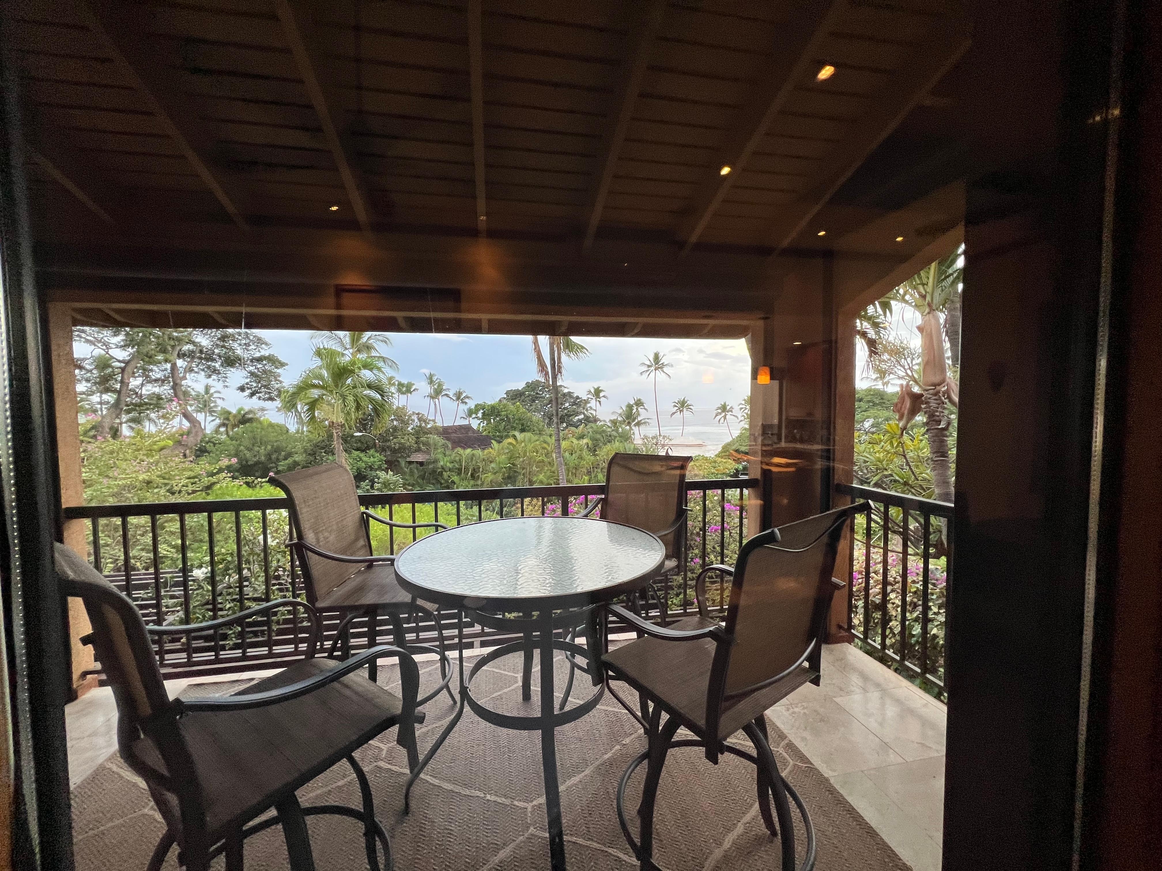 Your view from the lanai.