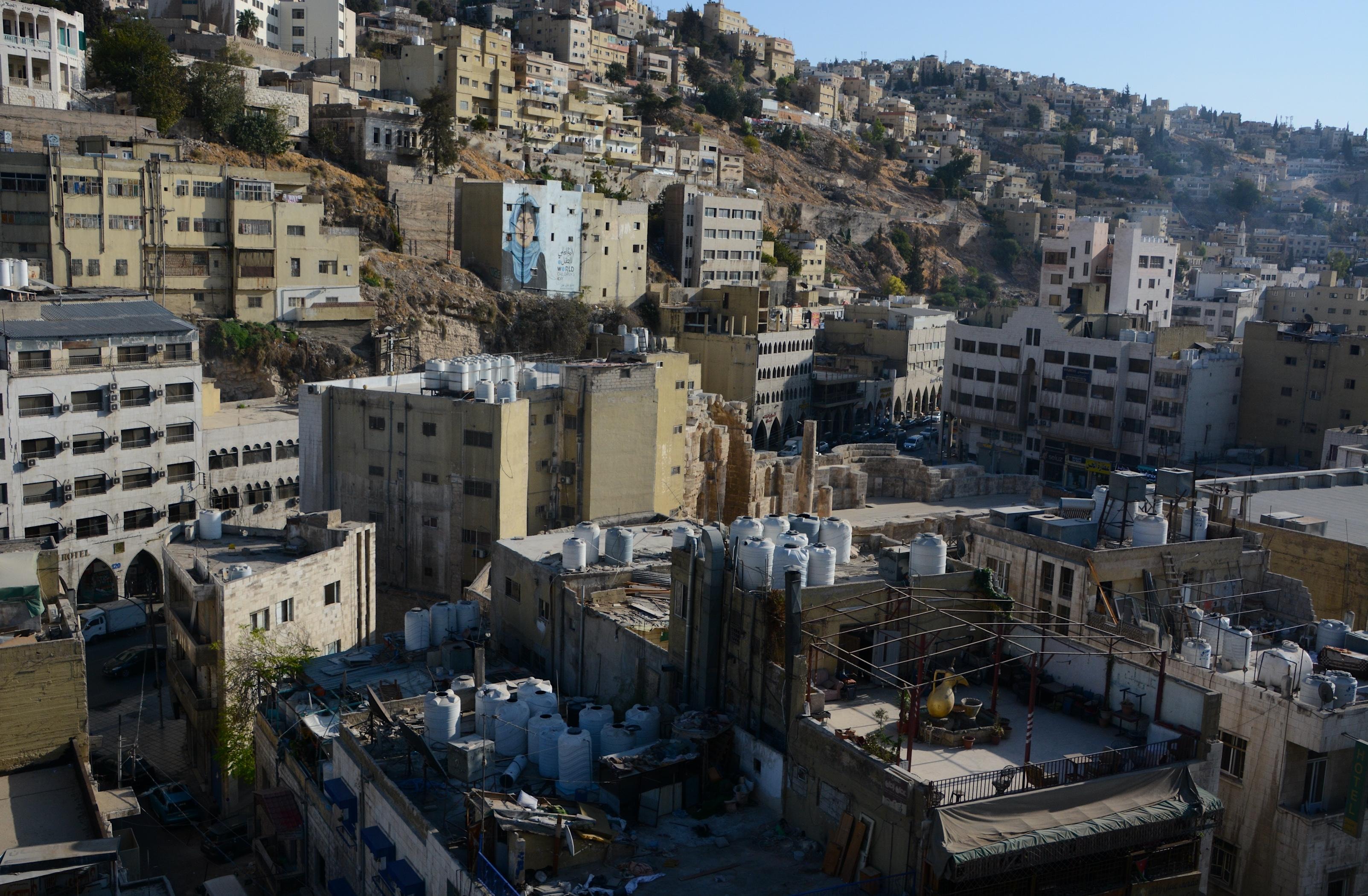 the view from roof top of Arab Tower