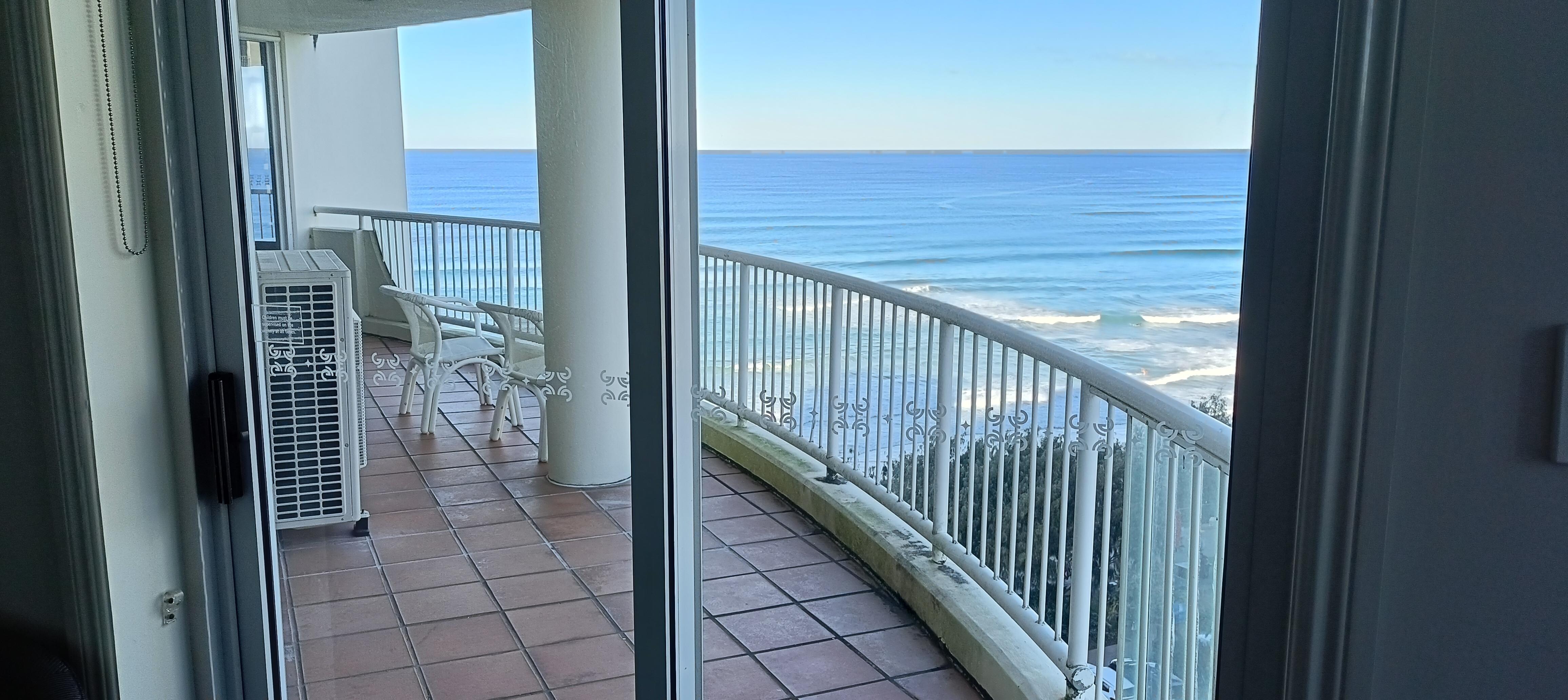 The view from one balcony 