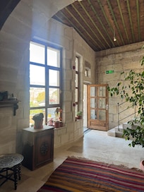 Loved the peaceful lobby for tea and conversation