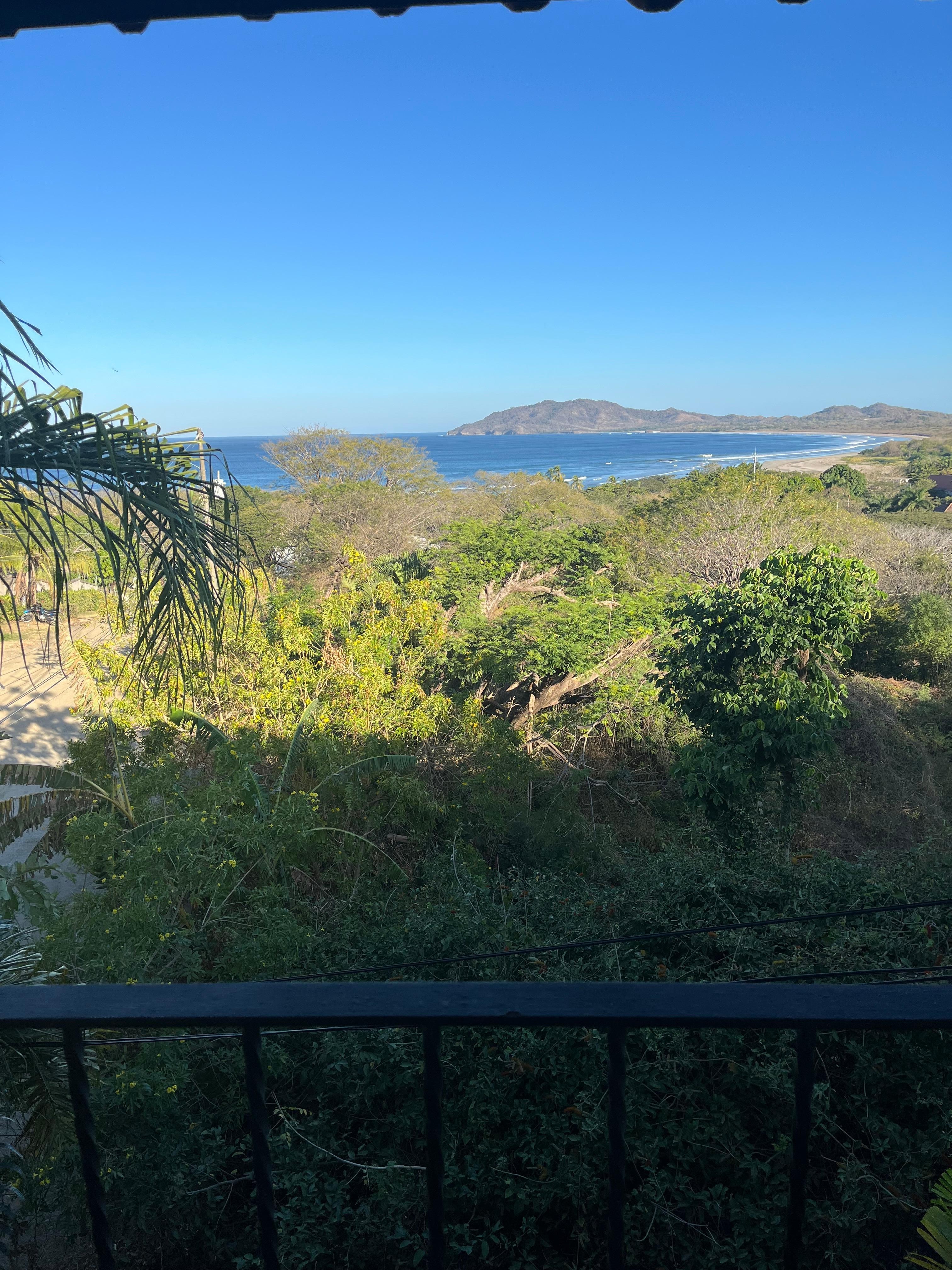 View of ocean from balcony
