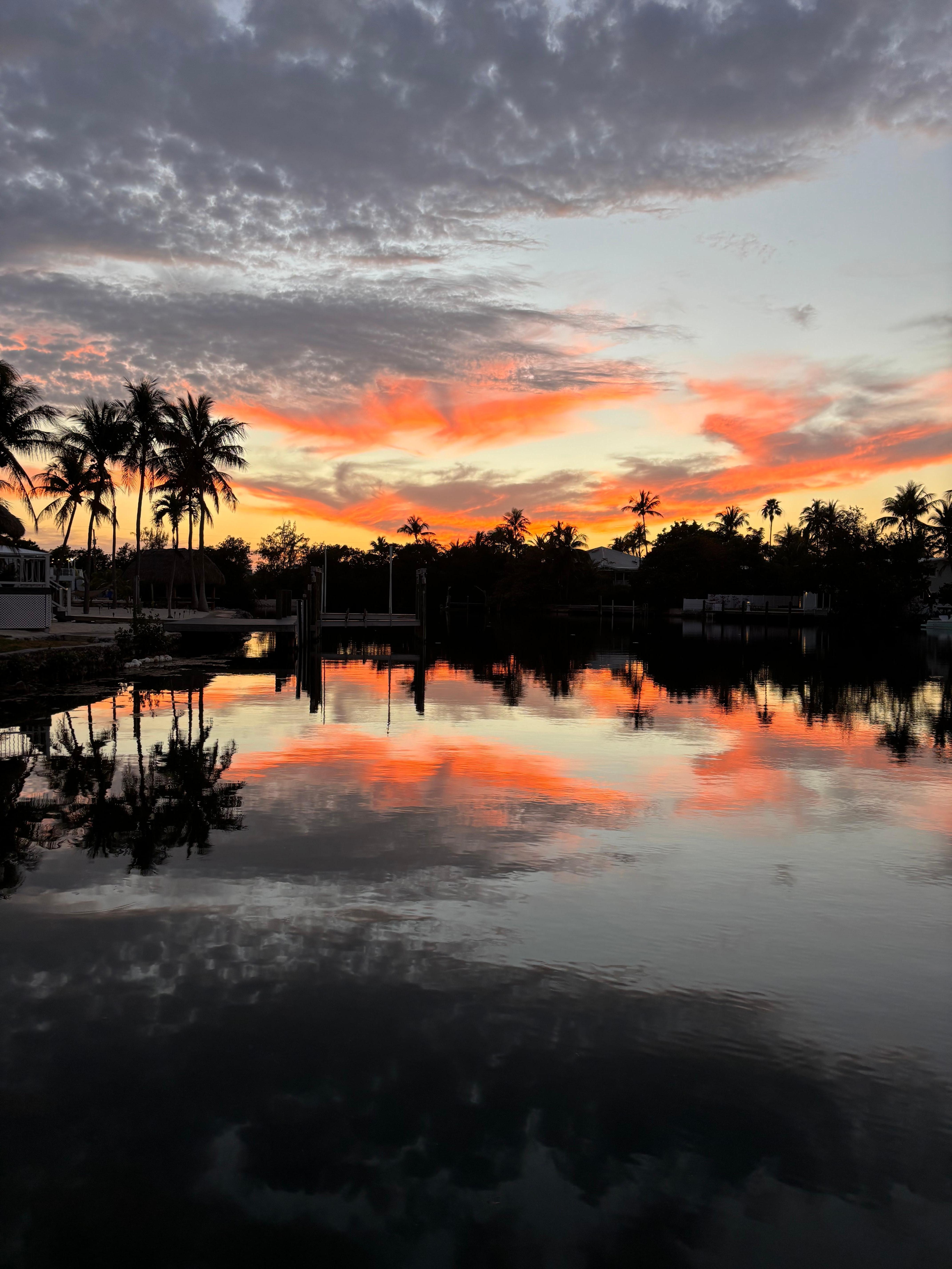 Sunset from the dock