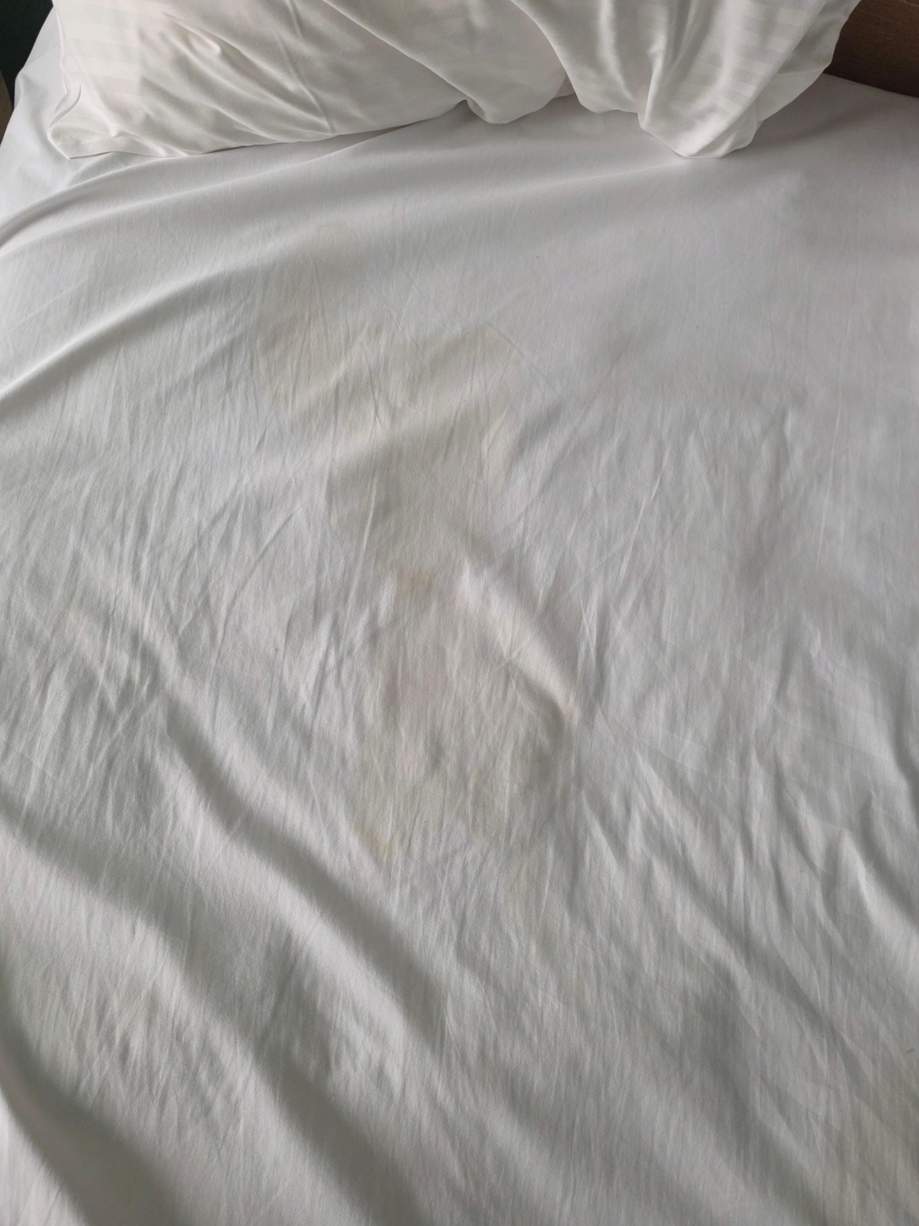 All over the sheets 