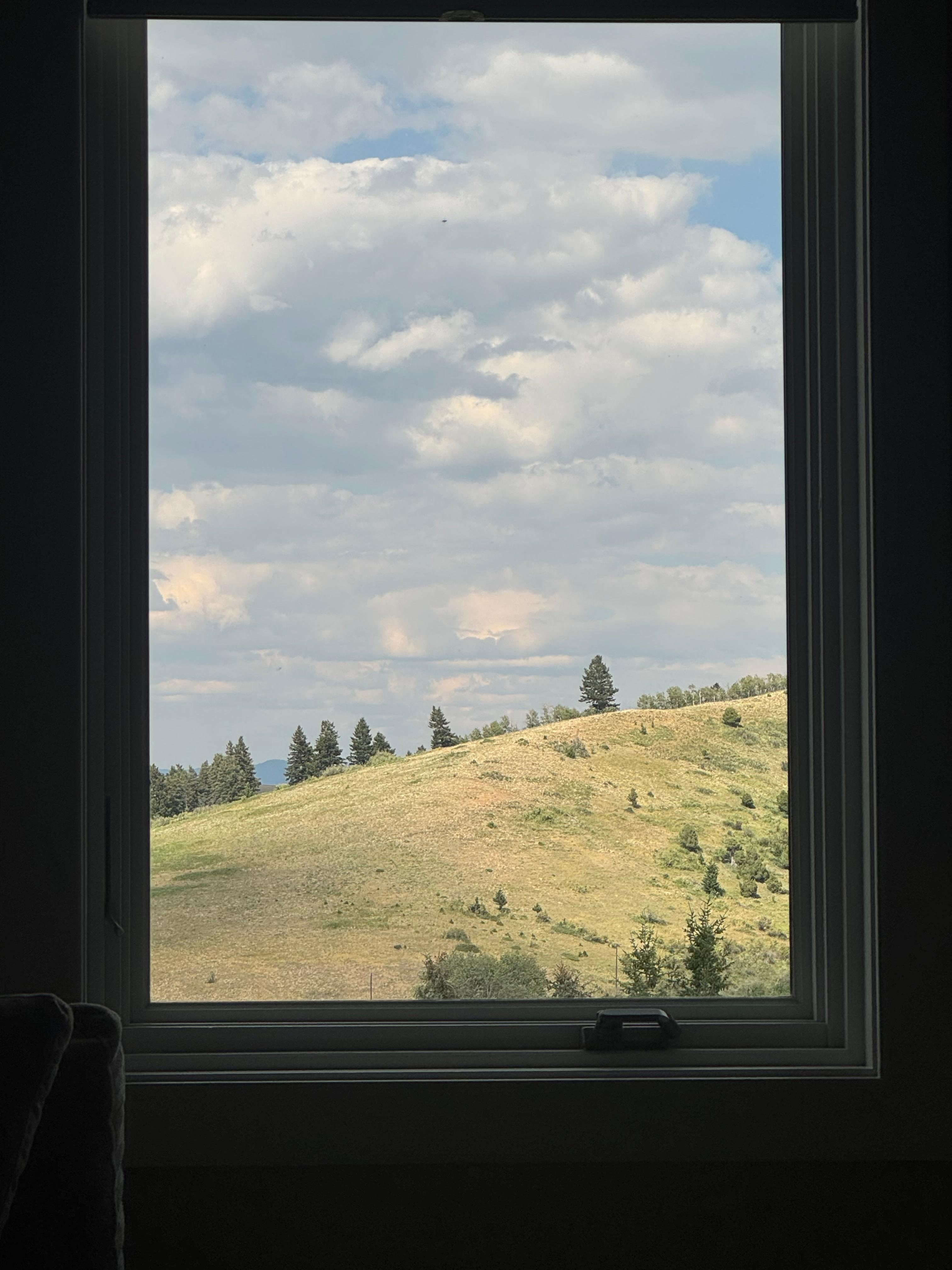 View from master bedroom