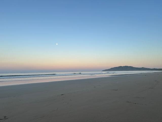 Morning coffee on the beach every day!