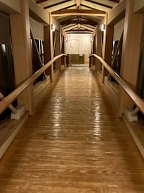 大浴場女湯への渡り廊下