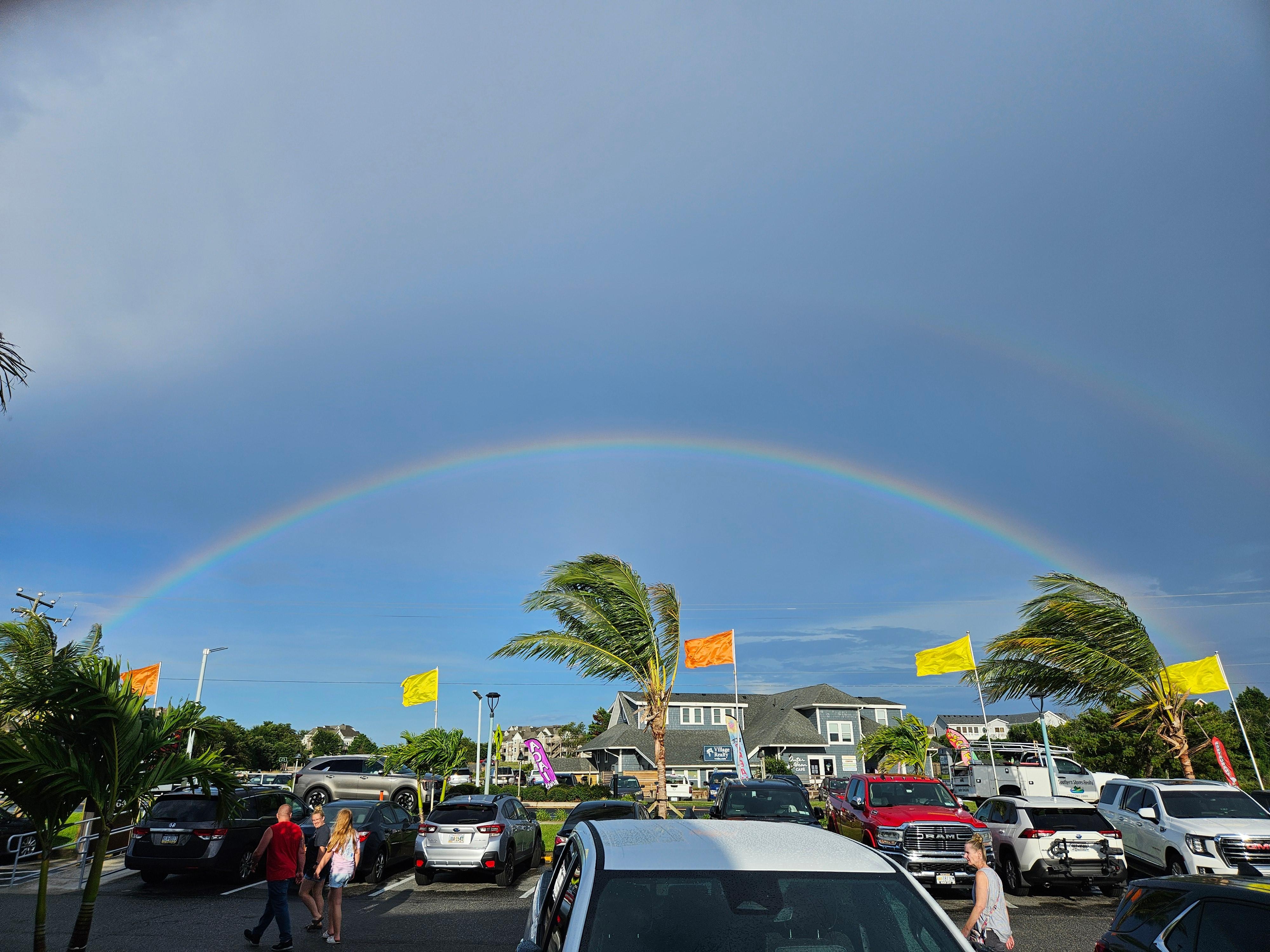 a double rainbow if you look close