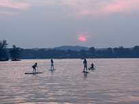 Paddle boarding -view from the dock.