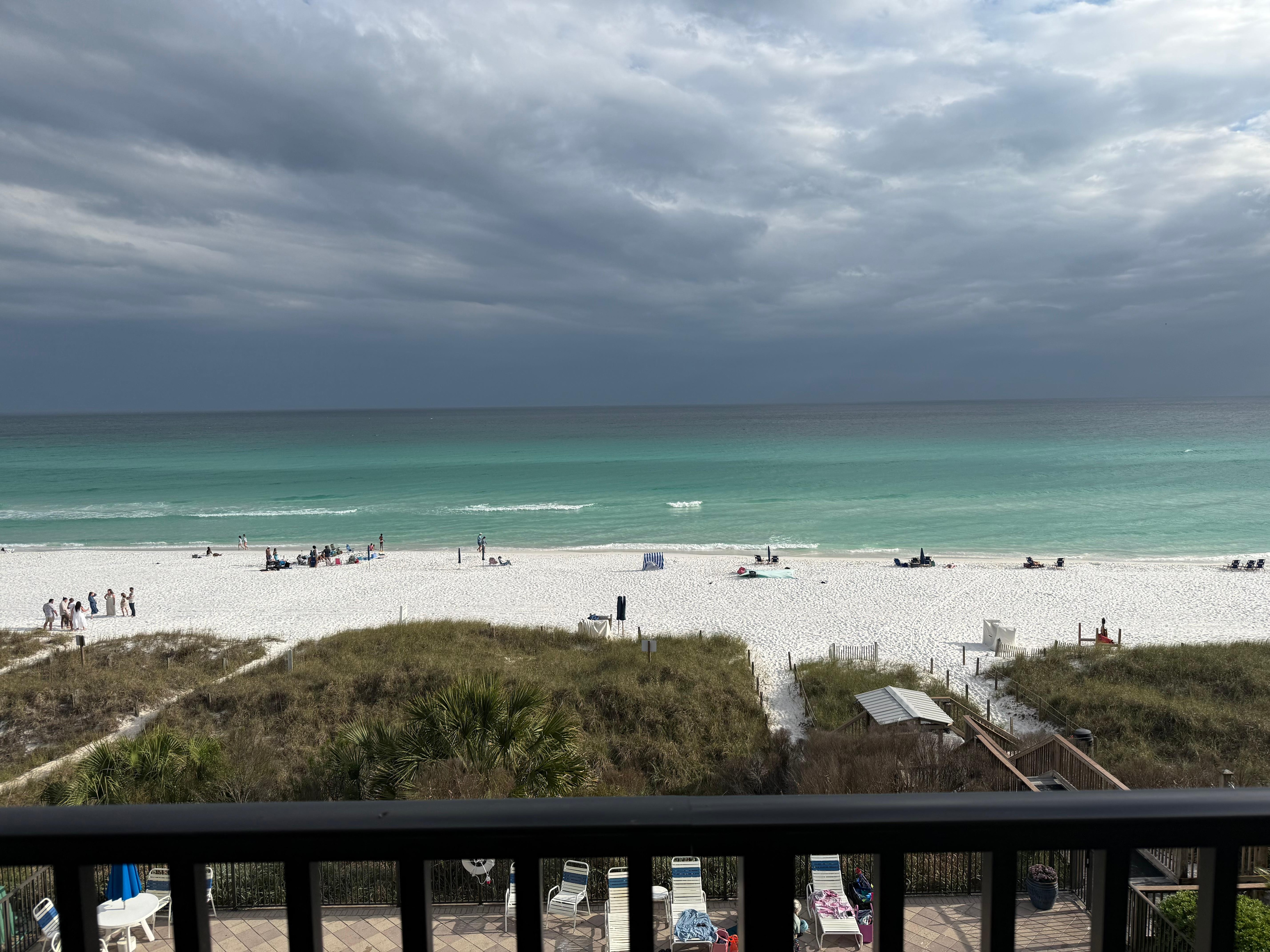 This is our view from our balcony.