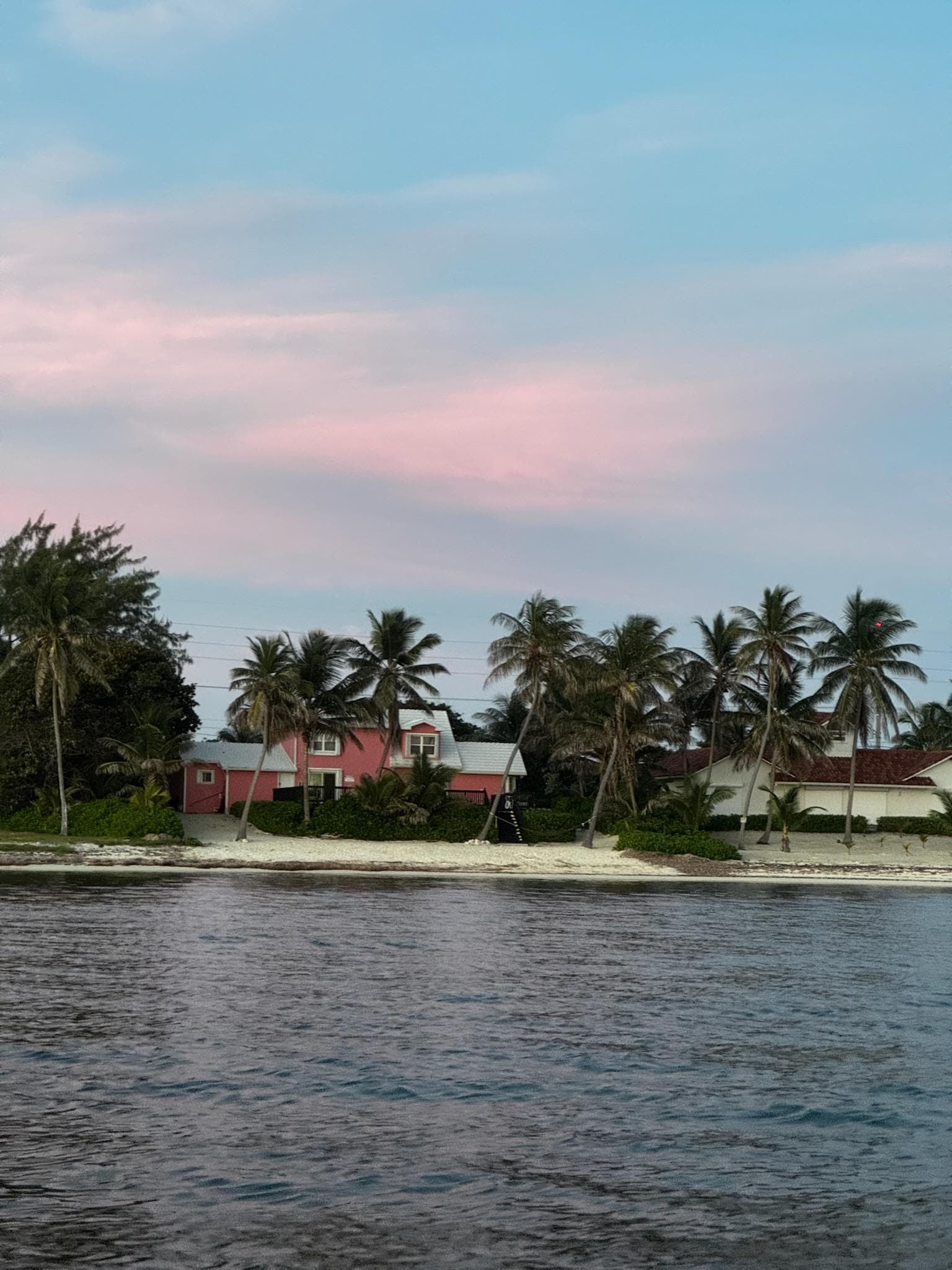 The Amazing Pink House from the Ocean