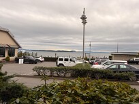 View from my room - just steps away from the sea shore