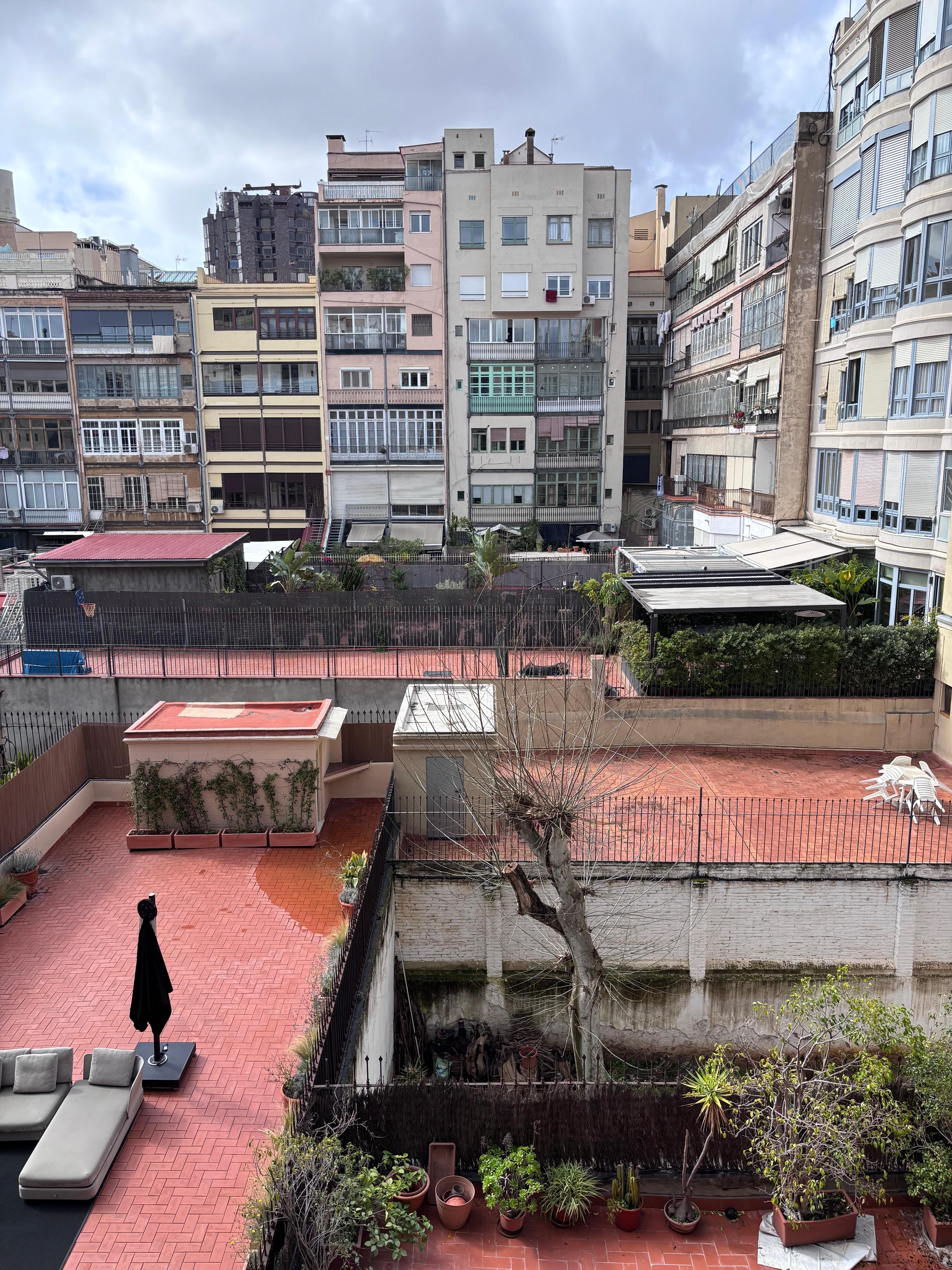 Beautiful view of courtyard. 