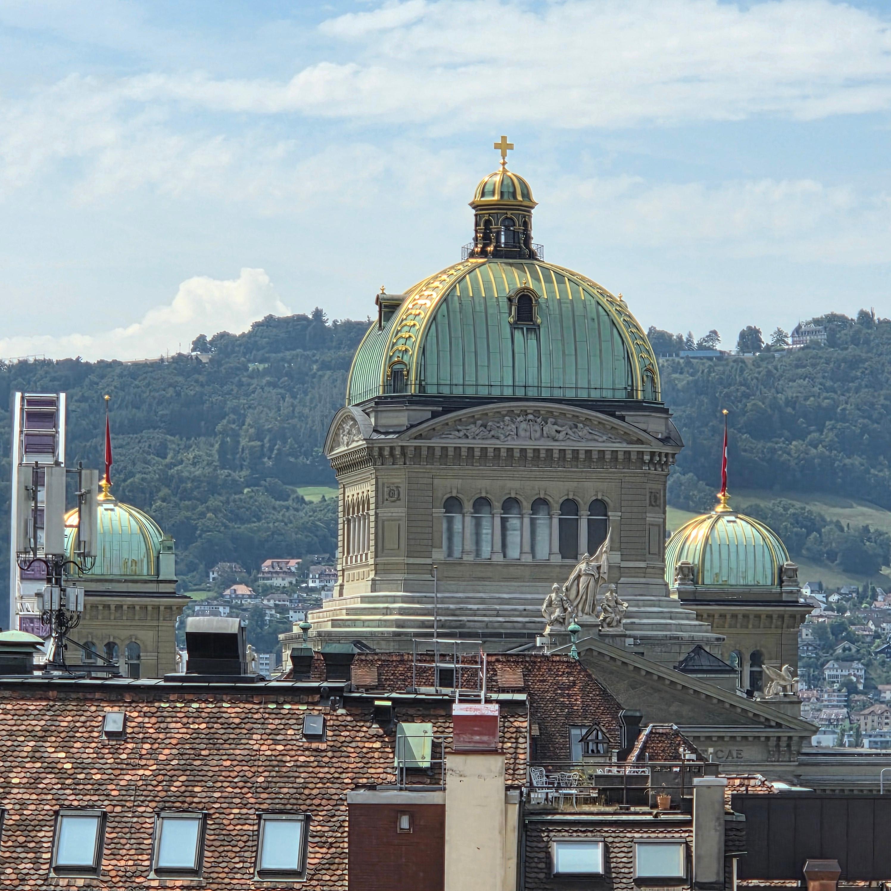 Aussicht von der Dachterrasse 