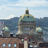 Aussicht von der Dachterrasse