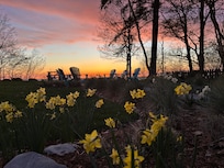 Lake Michigan at sundown