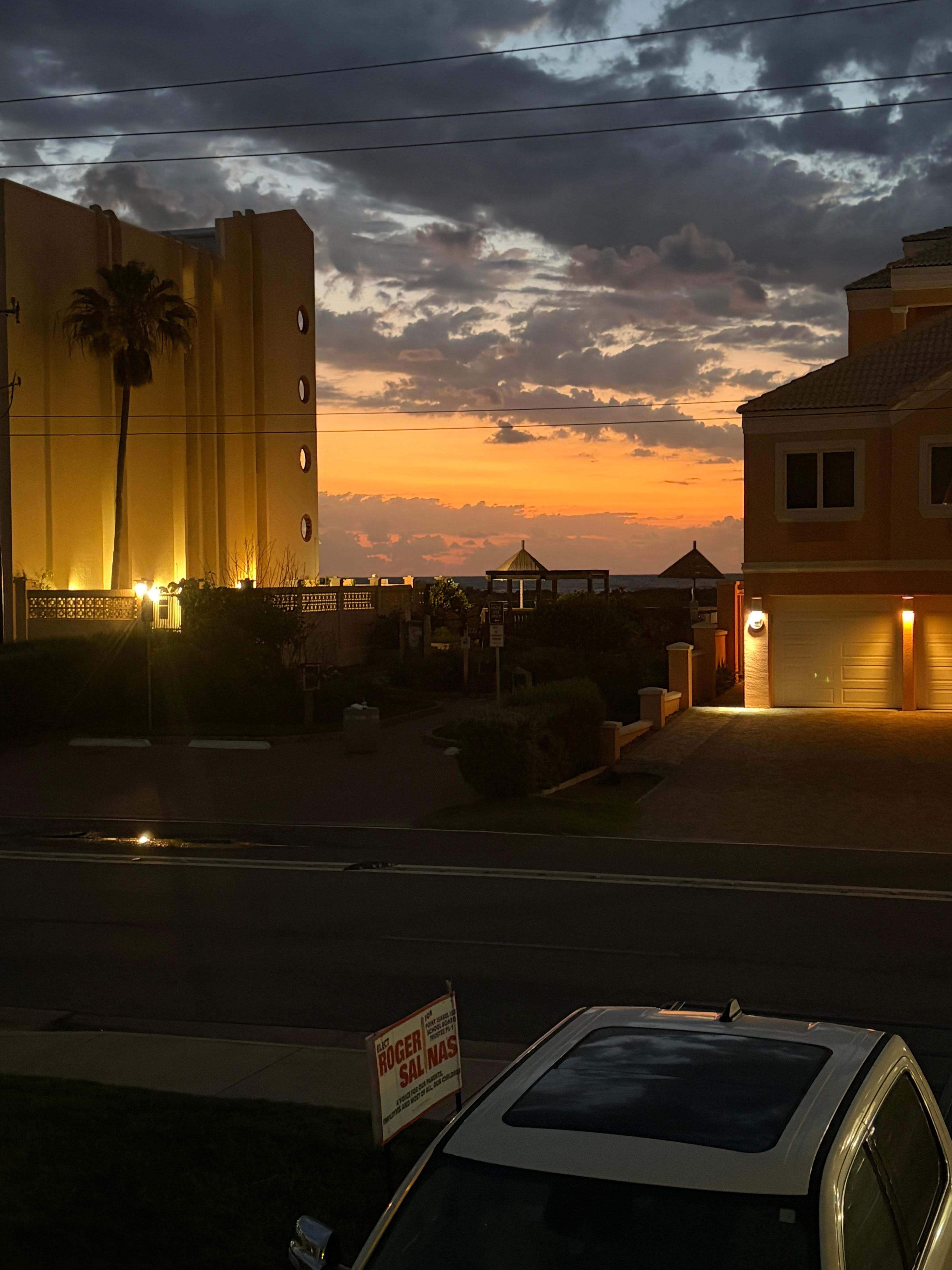 Sunrise view from the front porch!