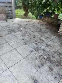 Outside eating area