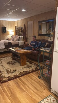 Settling in for the night